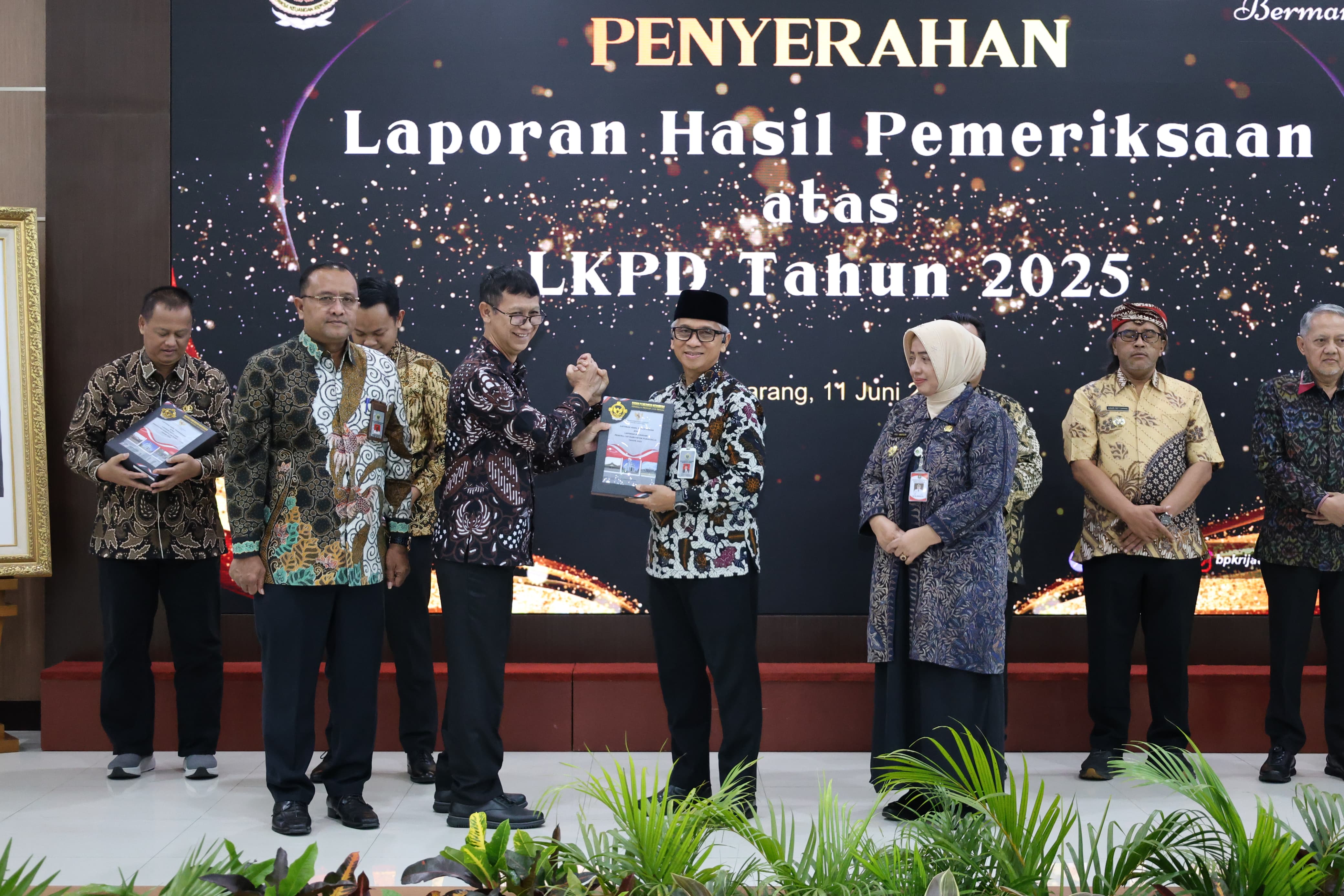 Pimpinan DPRD Purworejo Hadiri Penyerahan LHP LKPD Tahun 2025 di BPK Jawa Tengah